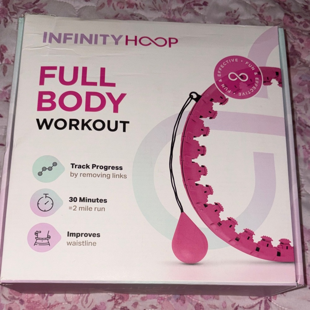 INFINITY Infinity Hoop Exercise Hoop - Pink
